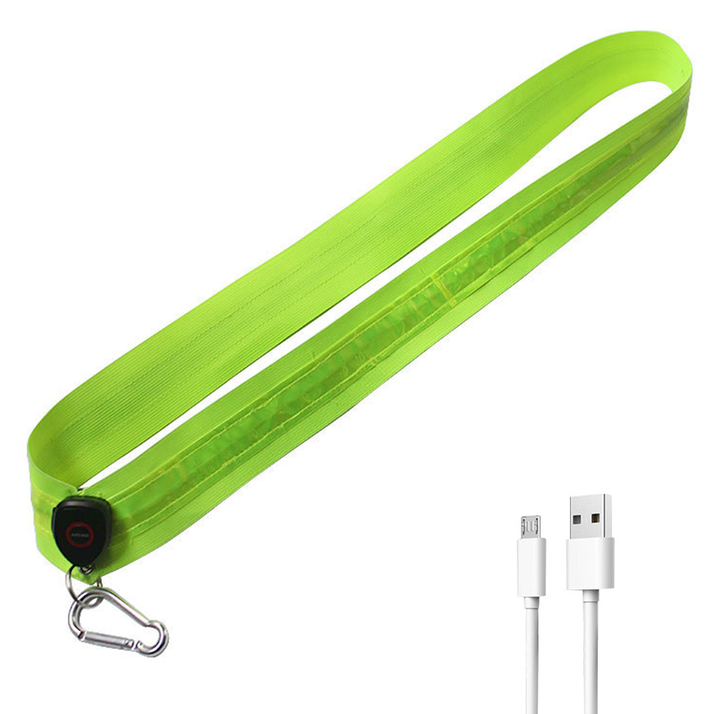 Running Gear Belt - LED ランニングベルト充電式イルミネーションショルダーストラップ男性女性用夜間安全屋外ハイキングジョギングウォーキングライトギア