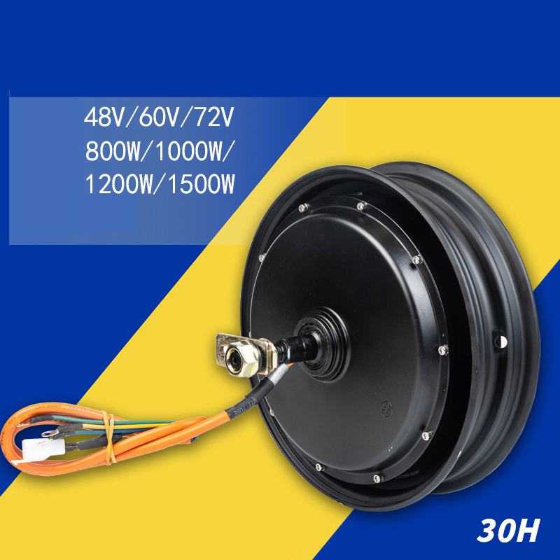 Running Gear In A Car - 10 インチ 300-10 30H 48/60V、60/72V ハブブレーキディスクブレーキ電動バイクモータークールランニング電気自動車モーター