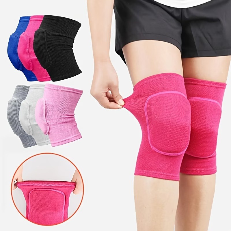 Running Gear Satisfy - 暖かい膝パッド、男女兼用滑り止め弾性スポーツ膝パッド、通気性のある保護具、サイクリング、ランニング、フィットネスに適しています。