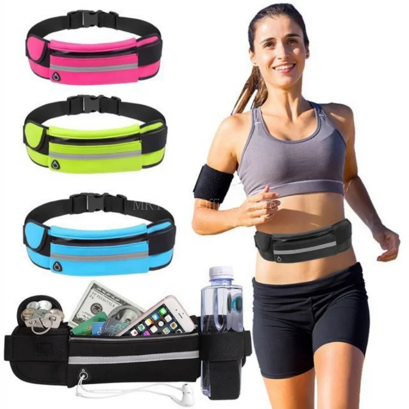 Running Gear Belt - 1pc ランニングバッグ女性ウエストバッグベルトバッグ男性スポーツファニーパック携帯電話バッグジムランニング携帯電話ジョギングランサイクリングバッグ