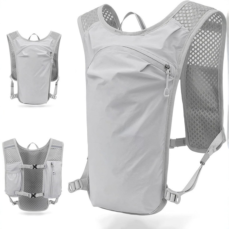 Running Gear Woman - 超軽量ハイドレーションベストバックパック トレイルランニング＆マラソン用 - 5L通気性レースベスト（2Lウォーターブラダー付き） - ノーバウンスフィット