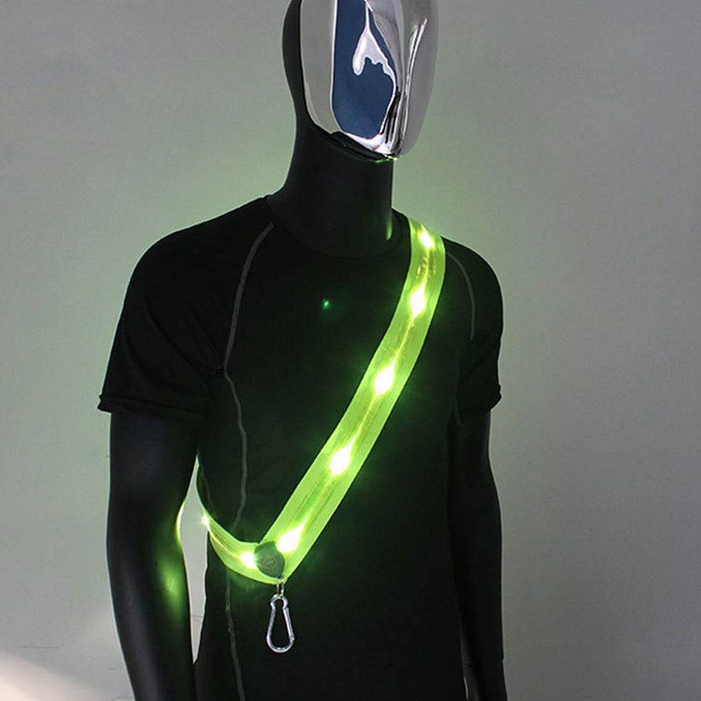 LED ランニングベルト充電式イルミネーションショルダースト - Running Gear Belt のレビューと価格