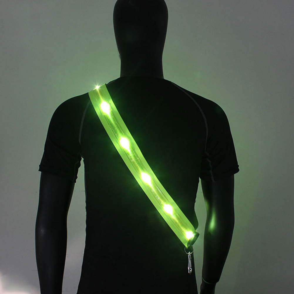 LED ランニングベルト充電式イルミネーションショルダースト - Running Gear Belt のレビューと価格