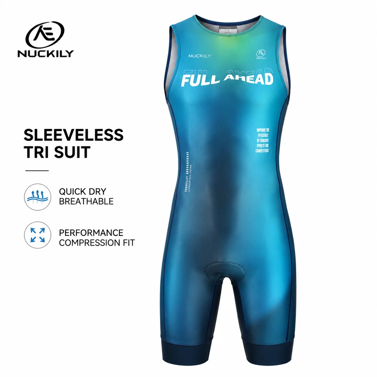 NUCKILY トライアスロンスーツ ノースリーブ ユース  - Running Gear Long Sleeve のレビューと価格