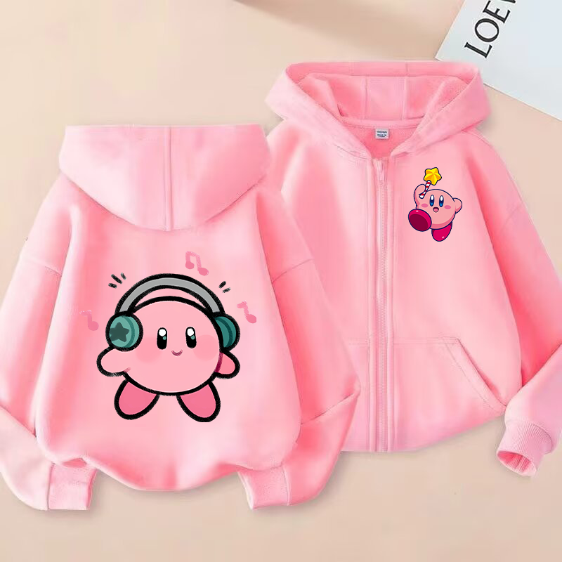 カービィジャケットカジュアルスポーツコートパーカートレーナー - Running Gear For Kids のレビューと価格