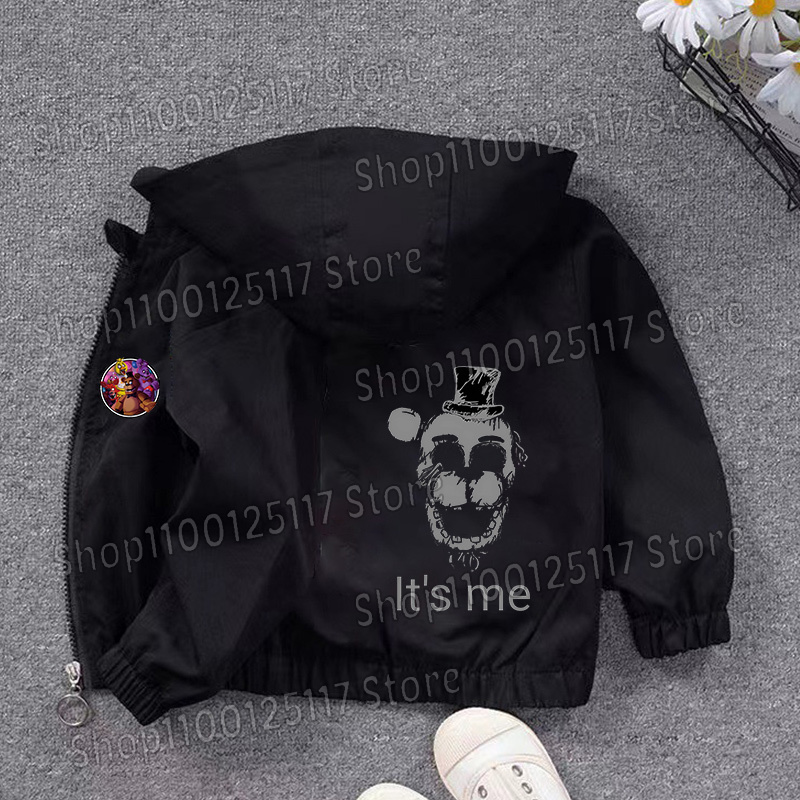 Fnafs フード付きジャケット男の子女の子ファイブナイツフ - Running Gear For Kids のレビューと価格