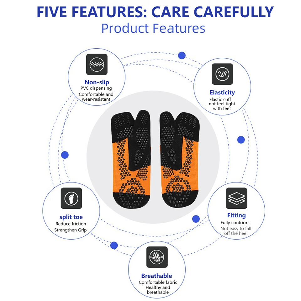 LOOGDEEL 二本指ノンスリップシリコンドットプロフェッ - Anti Blister Sock のレビューと価格