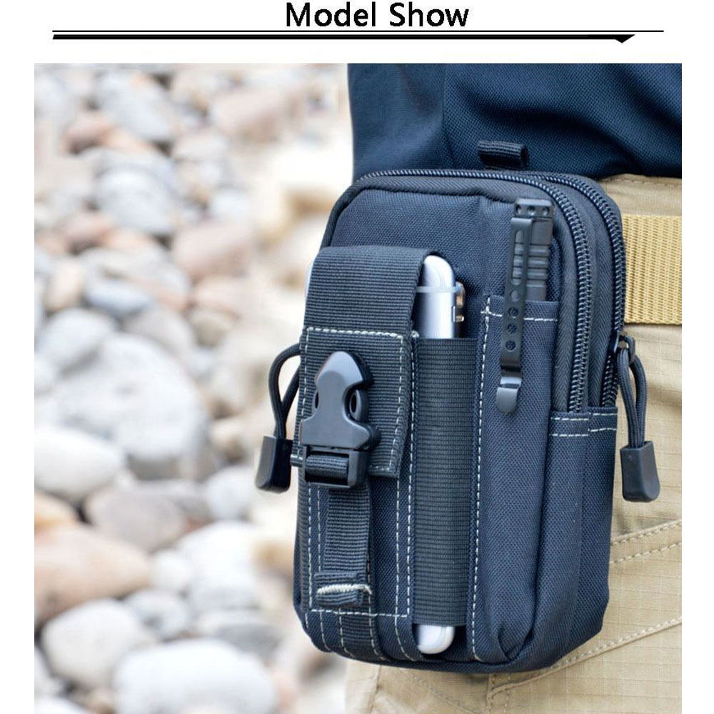 戦術的な小型吊り下げバッグ、アウトドアレジャーミニ多機能ラン - Running Gear Backpack のレビューと価格