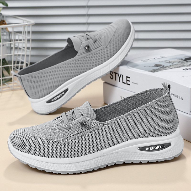女性用オーバーサイズカジュアルシューズ、通気性のあるシングル - Running Gear Woman のレビューと価格