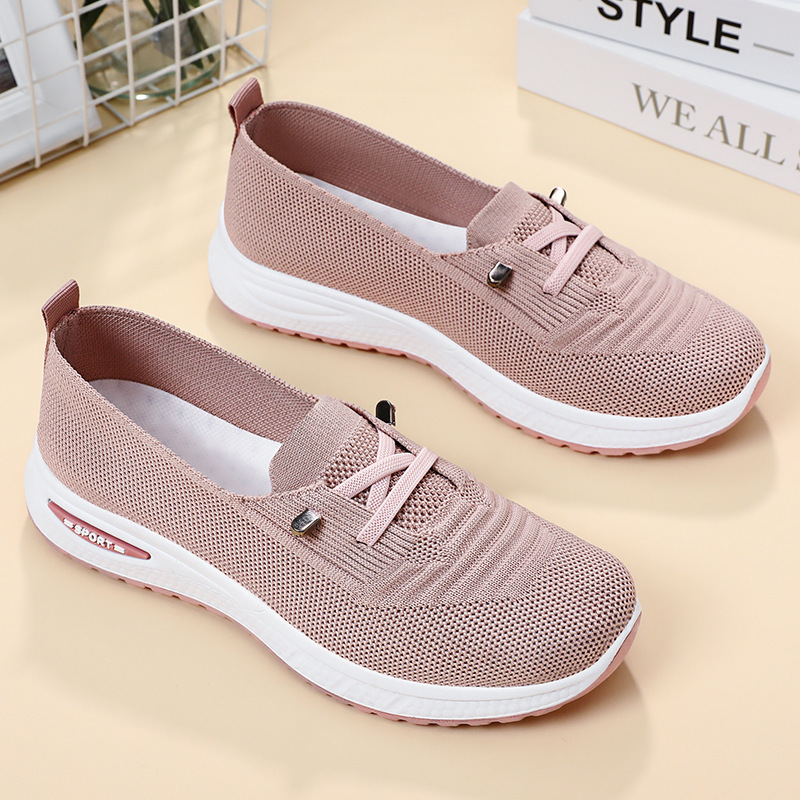 女性用オーバーサイズカジュアルシューズ、通気性のあるシングル - Running Gear Woman のレビューと価格