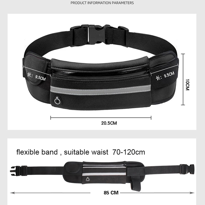 スポーツファニーパック女性ランニングウエストバッグ男性ベルト - Running Gear Belt のレビューと価格