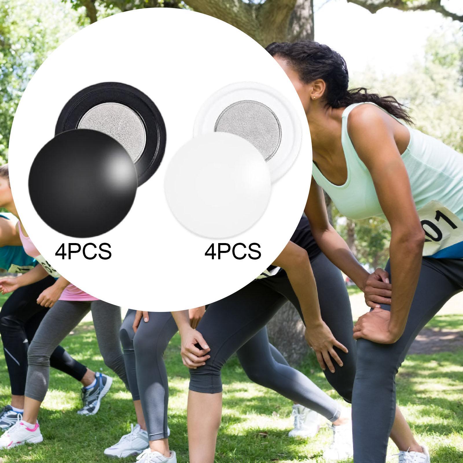 4 ペア磁気レースよだれかけクリップランニングギアランナー用 - Running Gear Satisfy のレビューと価格