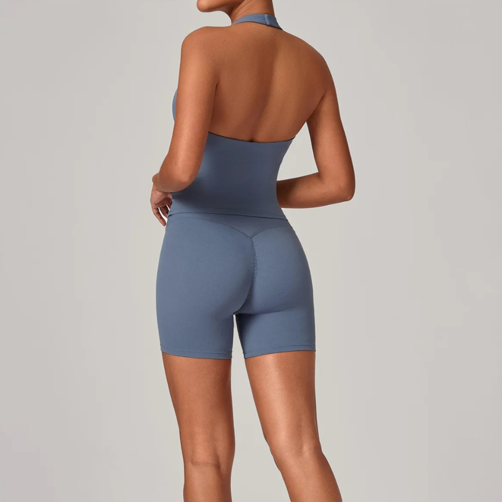 2ピース レディース ジム ジョギング スポーツセット ハイ - Running Gear Woman のレビューと価格