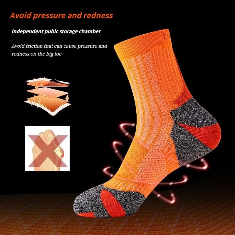 スポーツソックス 吸湿発散性 プロフェッショナル マラソン  - Anti Blister Sock のレビューと価格