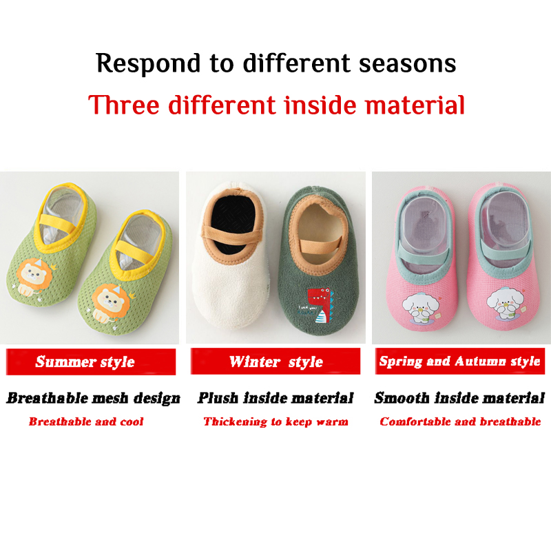 ベビーノンスリップソックス子供屋内暖かい床靴男の子と女の子幼 - Anti Blister Sock のレビューと価格