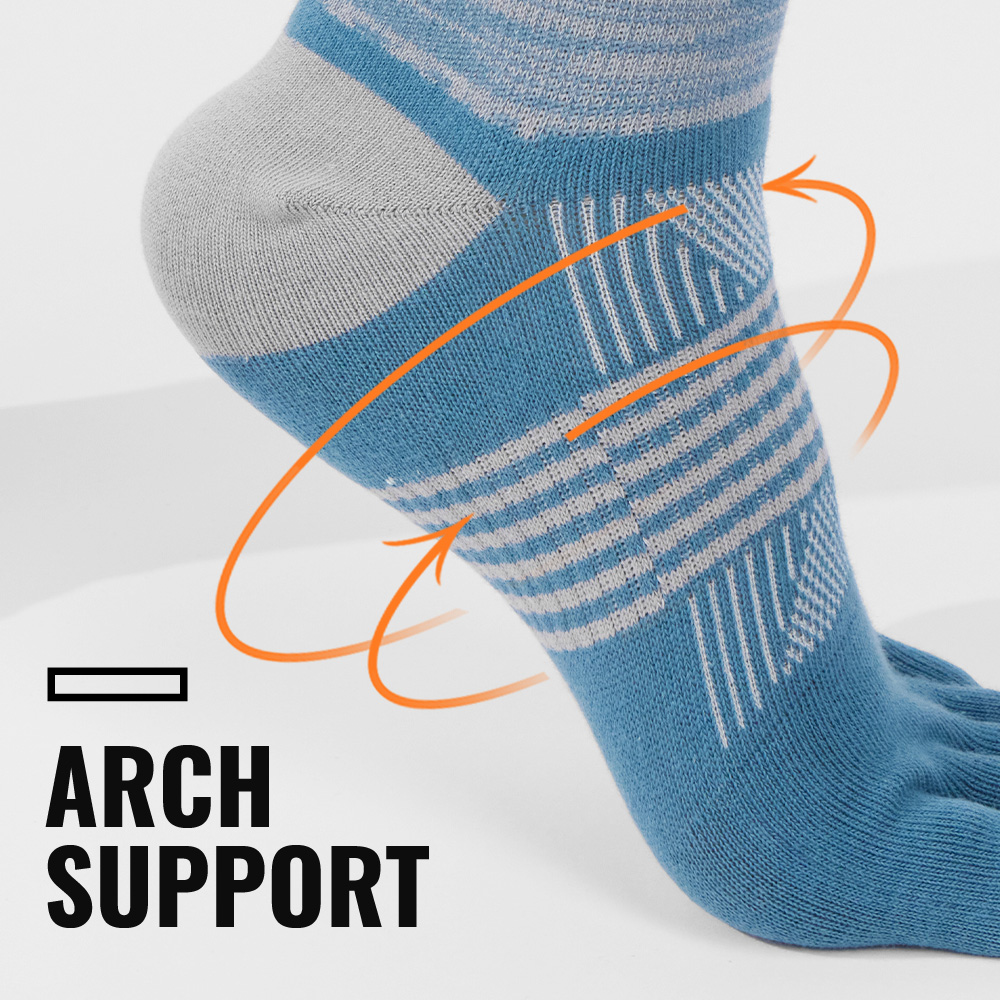 WRELS 1/2/3 ペアハイキングつま先ソックスシームレ - Anti Blister Sock のレビューと価格