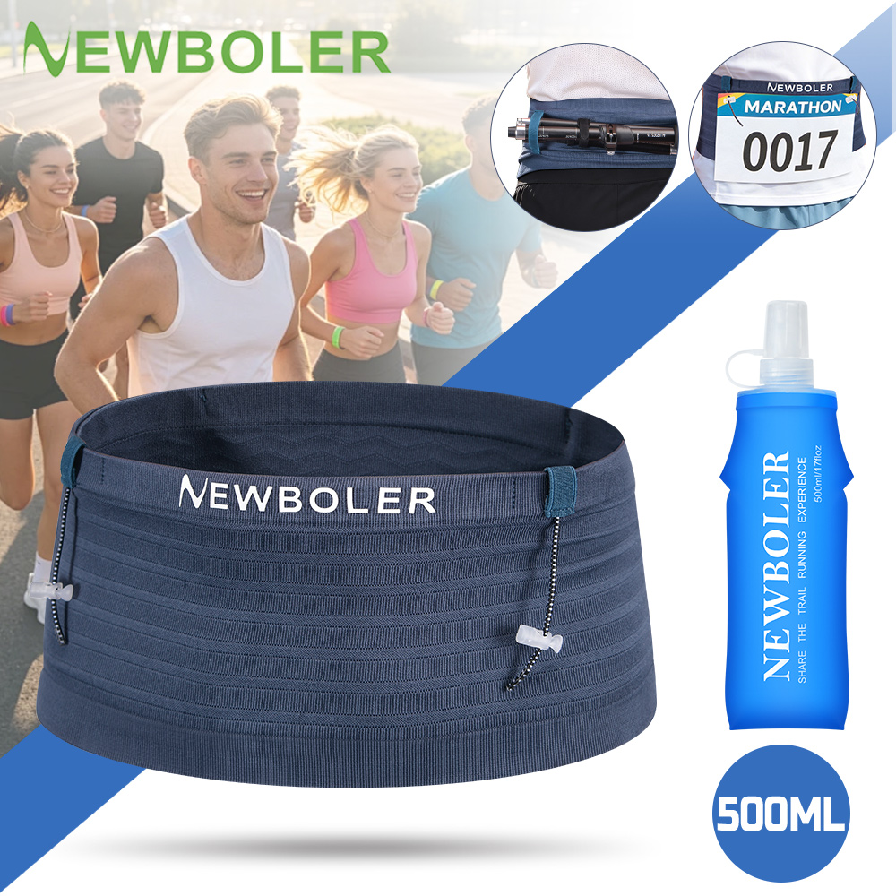 NEWBOLER 弾性スポーツウエストバッグパック軽量ランニ - Running Gear Belt のレビューと価格