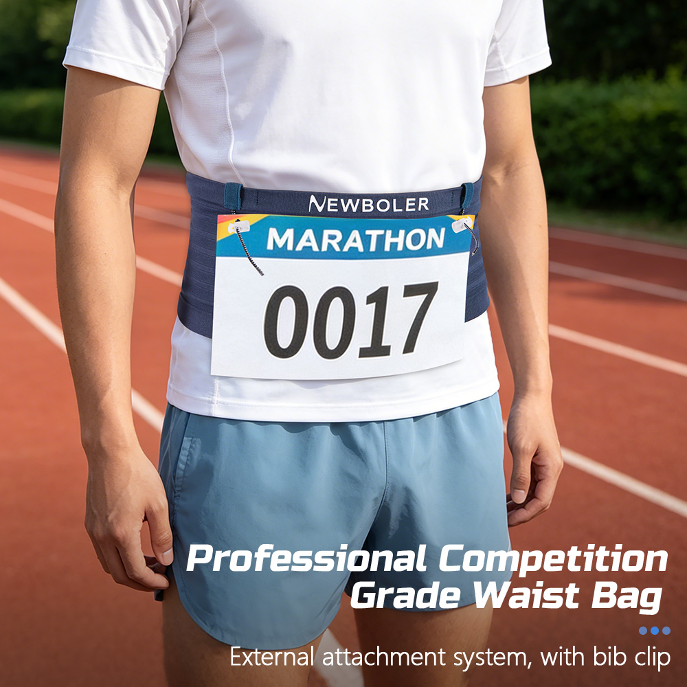 NEWBOLER 弾性スポーツウエストバッグパック軽量ランニ - Running Gear Belt のレビューと価格