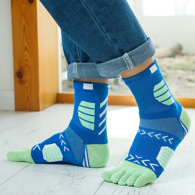 WRELS 1/3/5 ペアつま先ソックス男性通気性アンチス - Anti Blister Sock のレビューと価格