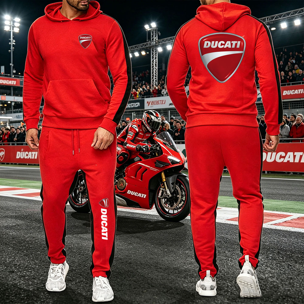 2026 男性トラックスーツドゥカティモータープリントパーカ - Running Gear Motor のレビューと価格