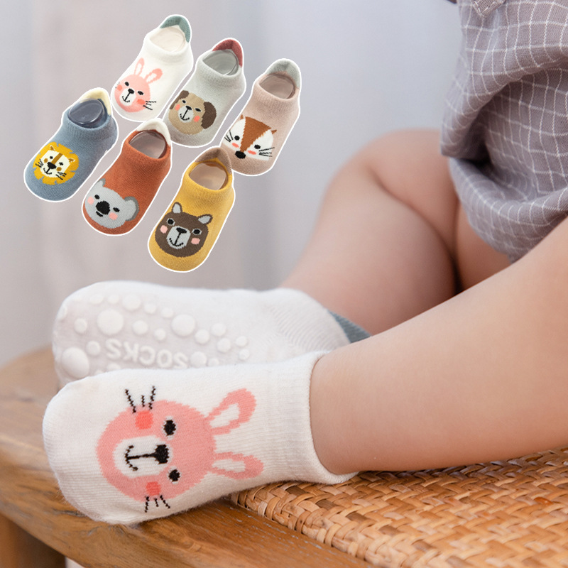 6 ペア/ロット新生児靴下キッズボーイズガールズ綿漫画ソフト - Anti Blister Sock のレビューと価格