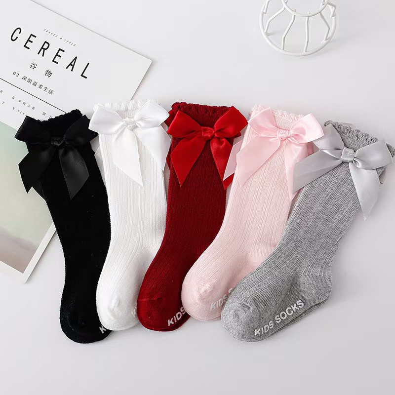 赤い蝶ネクタイニーハイチューブソックス女の子クリスマスストッ - Anti Blister Sock のレビューと価格