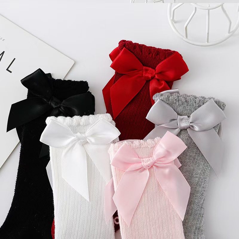 赤い蝶ネクタイニーハイチューブソックス女の子クリスマスストッ - Anti Blister Sock のレビューと価格