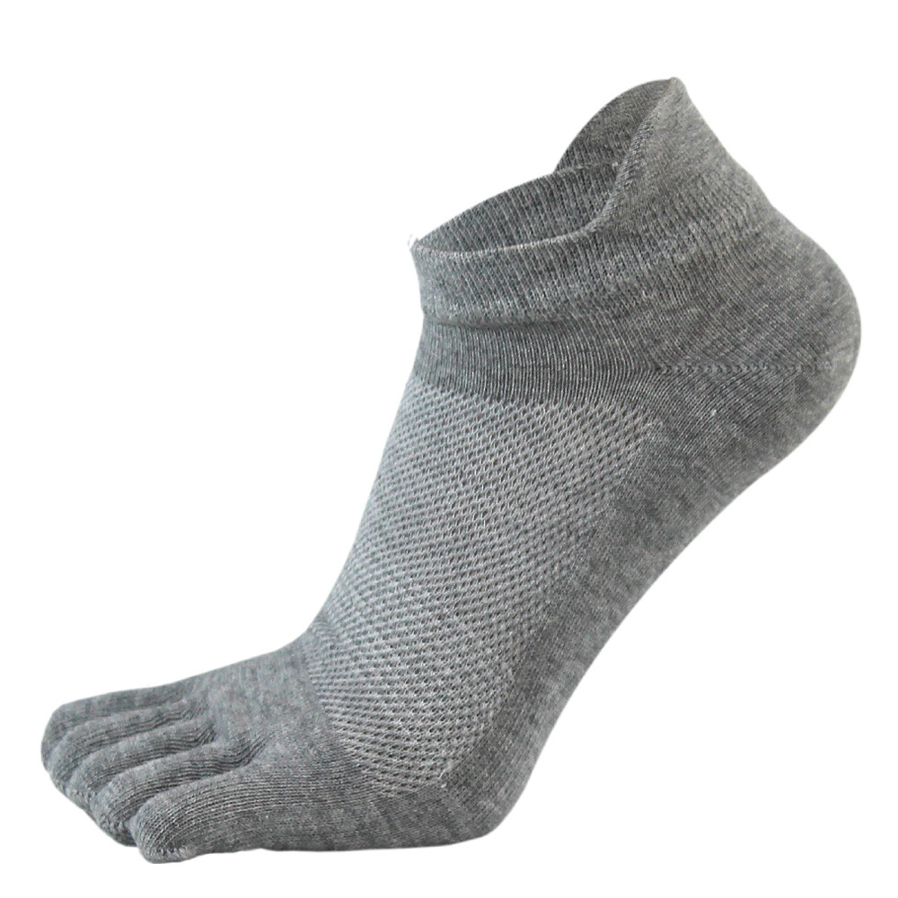 1/5 ペア綿メンズ 5 本指ソックス夏用ソリッドカラーメッ - Anti Blister Sock のレビューと価格