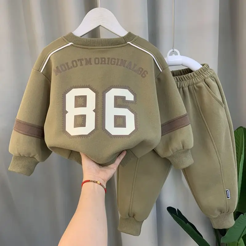 2026年春秋キッズ服 男の子用セット スポーツスーツ 子供 - Running Gear For Kids のレビューと価格