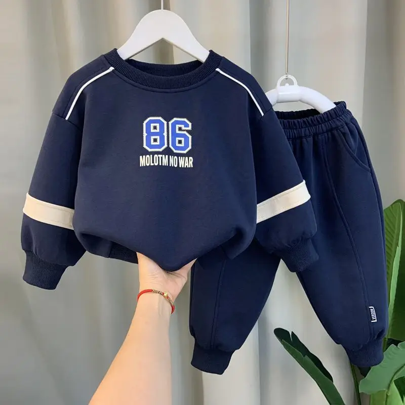 2026年春秋キッズ服 男の子用セット スポーツスーツ 子供 - Running Gear For Kids のレビューと価格
