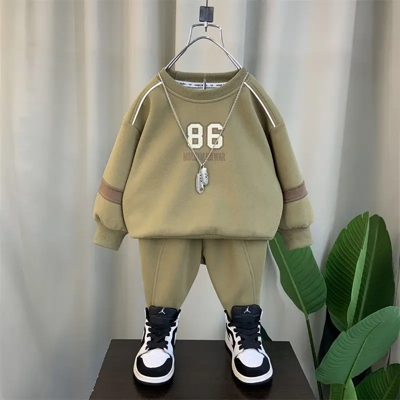 2026年春秋キッズ服 男の子用セット スポーツスーツ 子供 - Running Gear For Kids のレビューと価格
