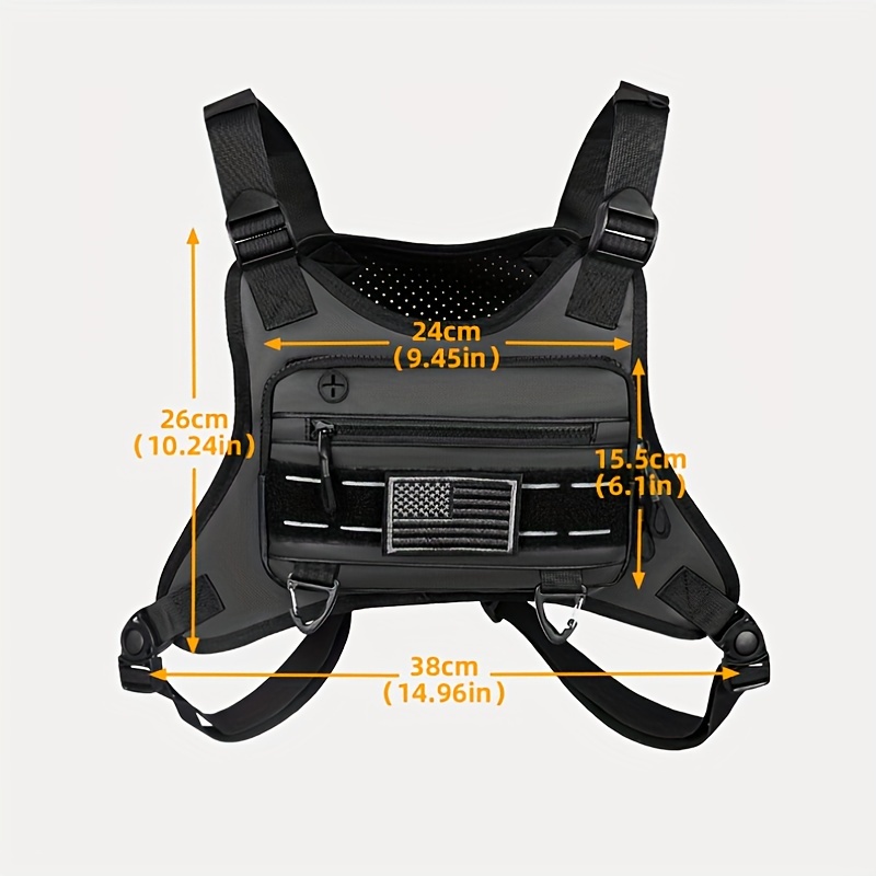 タクティカルランニングベスト - 防水盗難防止チェストバッグ - Running Gear Backpack のレビューと価格