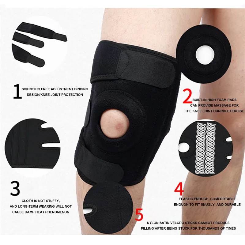 春用サポート付き膝パッド、スポーツランニング用通気性圧縮膝ス - Running Gear Satisfy のレビューと価格