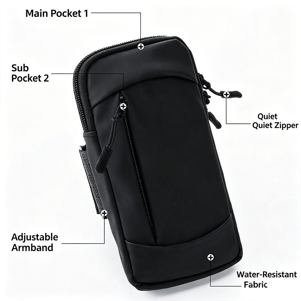 ランニング用スマホアームバッグ、リストフォン収納バッグ、アウ - Running Gear Backpack のレビューと価格