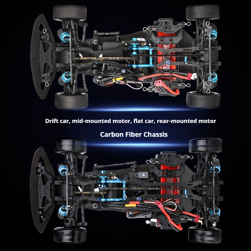 PDracing ホットセール 1/10 四輪駆動 ブラシレ - Running Gear In A Car のレビューと価格