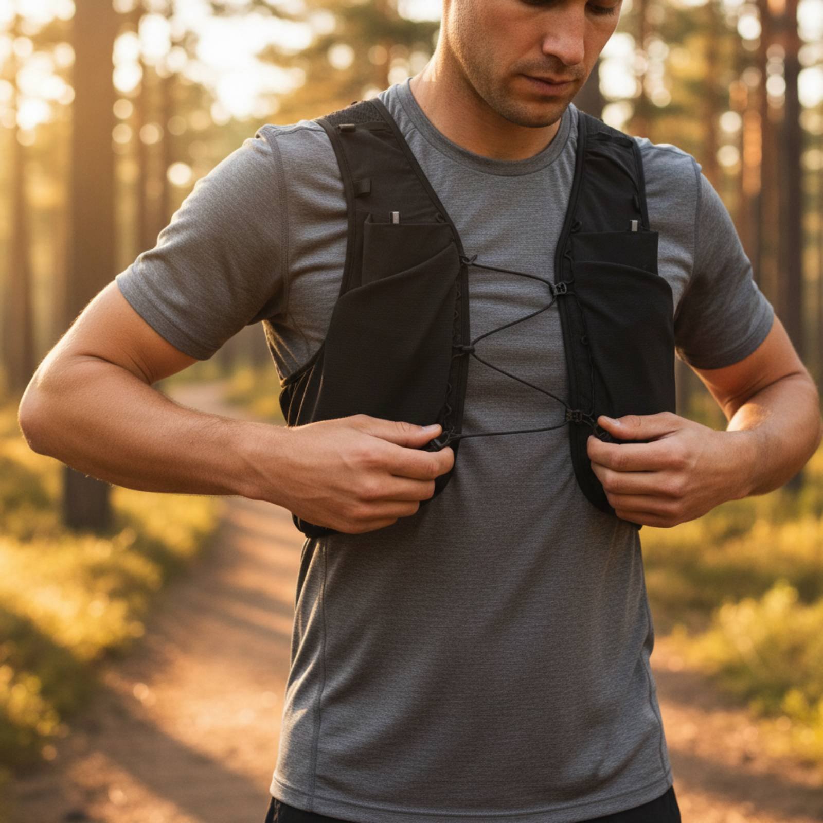 軽量ランニングベスト ポータブル軽量トレイルベスト アウトド - Running Gear Satisfy のレビューと価格