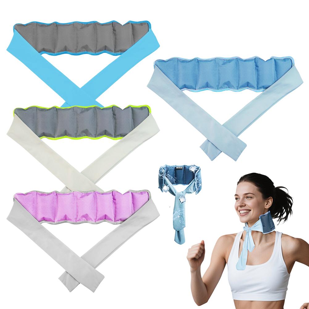 再利用可能な冷却アイスネックラップ、冷感ジェルスカーフ、夏用 - Energy Gel Pack のレビューと価格