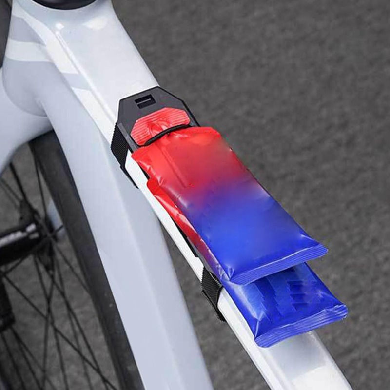 自転車エネルギージェルホルダーポータブル弾性ロープ使いやすい - Energy Gel Pack のレビューと価格
